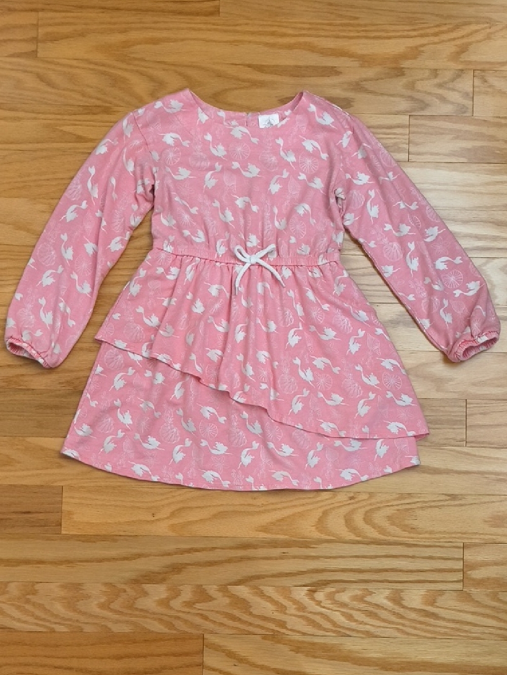 Disney Parks Princess Ariel Long Sleeve Dress Size 7/8 EUC